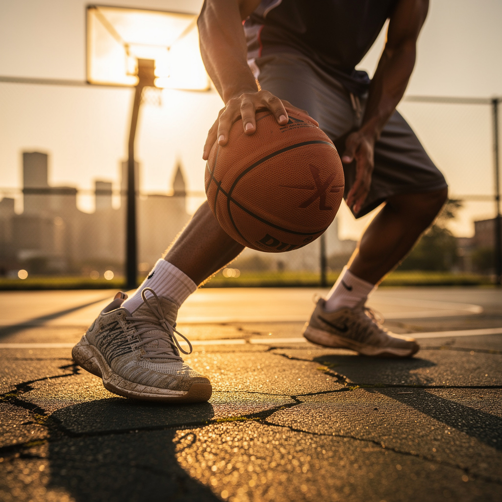 Tir et dribble au basket